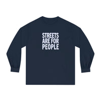 Streets Are For People Active Towns Long Sleeve T-Shirt