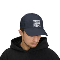 Streets Are For People Hat - Navy & Grey