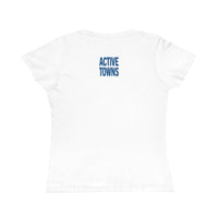 Streets Are For People White (blue text) Organic Women's Classic T-Shirt