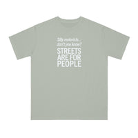 Silly Motorists (white text) Organic Unisex Classic T-Shirt